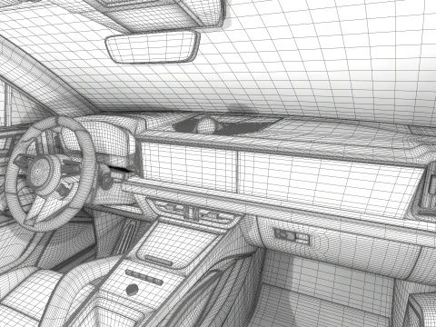 Porsche Cayenne E-Hybrid 2025 Modello 3D