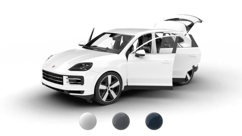 Porsche Cayenne E-Hybrid 2025 Genel Merkez 3D Model .c4d .max .obj .3ds .fbx .stl .blend