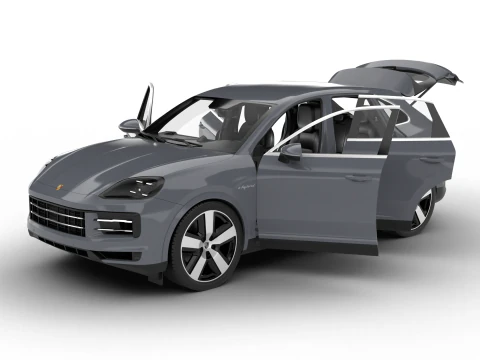 Porsche Cayenne E-Hybrid 2025 Genel Merkez 3D Model