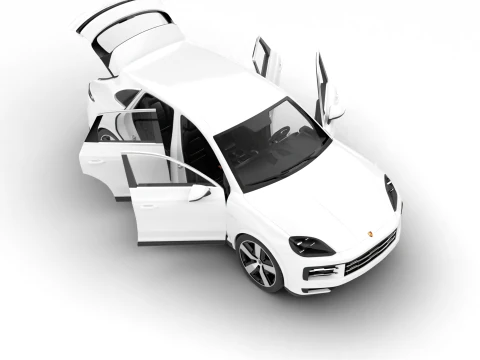 Porsche Cayenne E-Hybrid 2025 Genel Merkez 3D Model