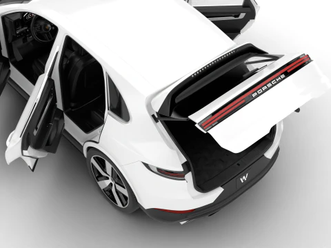 Porsche Cayenne E-Hybrid 2025 Genel Merkez 3D Model