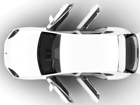 Porsche Cayenne E-Hybrid 2025 Genel Merkez 3D Model