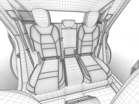 Porsche Cayenne E-Hybrid 2025 Genel Merkez 3D Model
