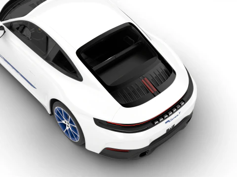 ポルシェ 911 カレラ T マニュアル 2025 3Dモデル