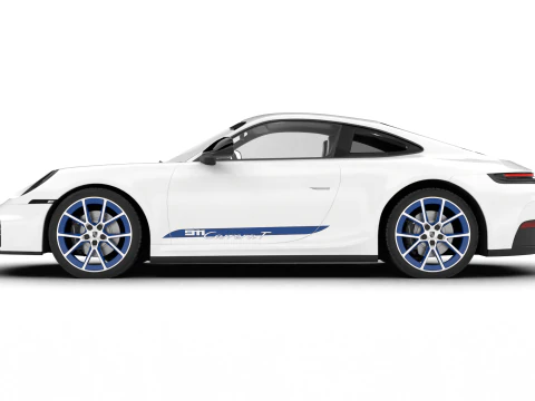 ポルシェ 911 カレラ T マニュアル 2025 3Dモデル