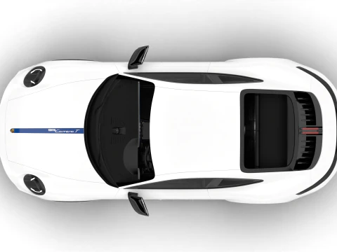 ポルシェ 911 カレラ T マニュアル 2025 3Dモデル