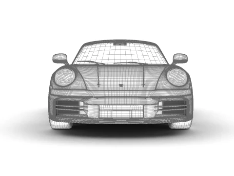 ポルシェ 911 カレラ T マニュアル 2025 3Dモデル