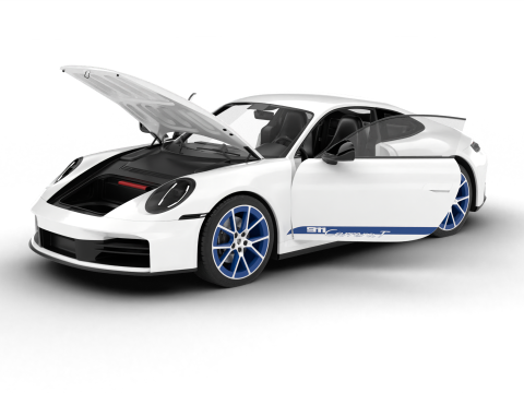 保时捷 911 Carrera T 手册 2025 HQ 3D 模型