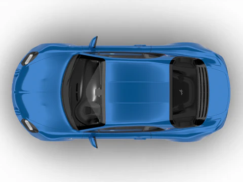 阿尔派 A110 2018 3D 模型