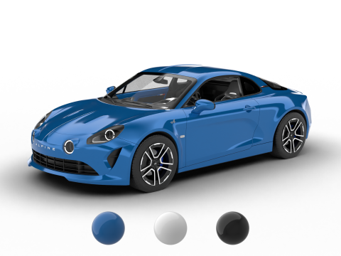 Alpina A110 2018 Modello 3D