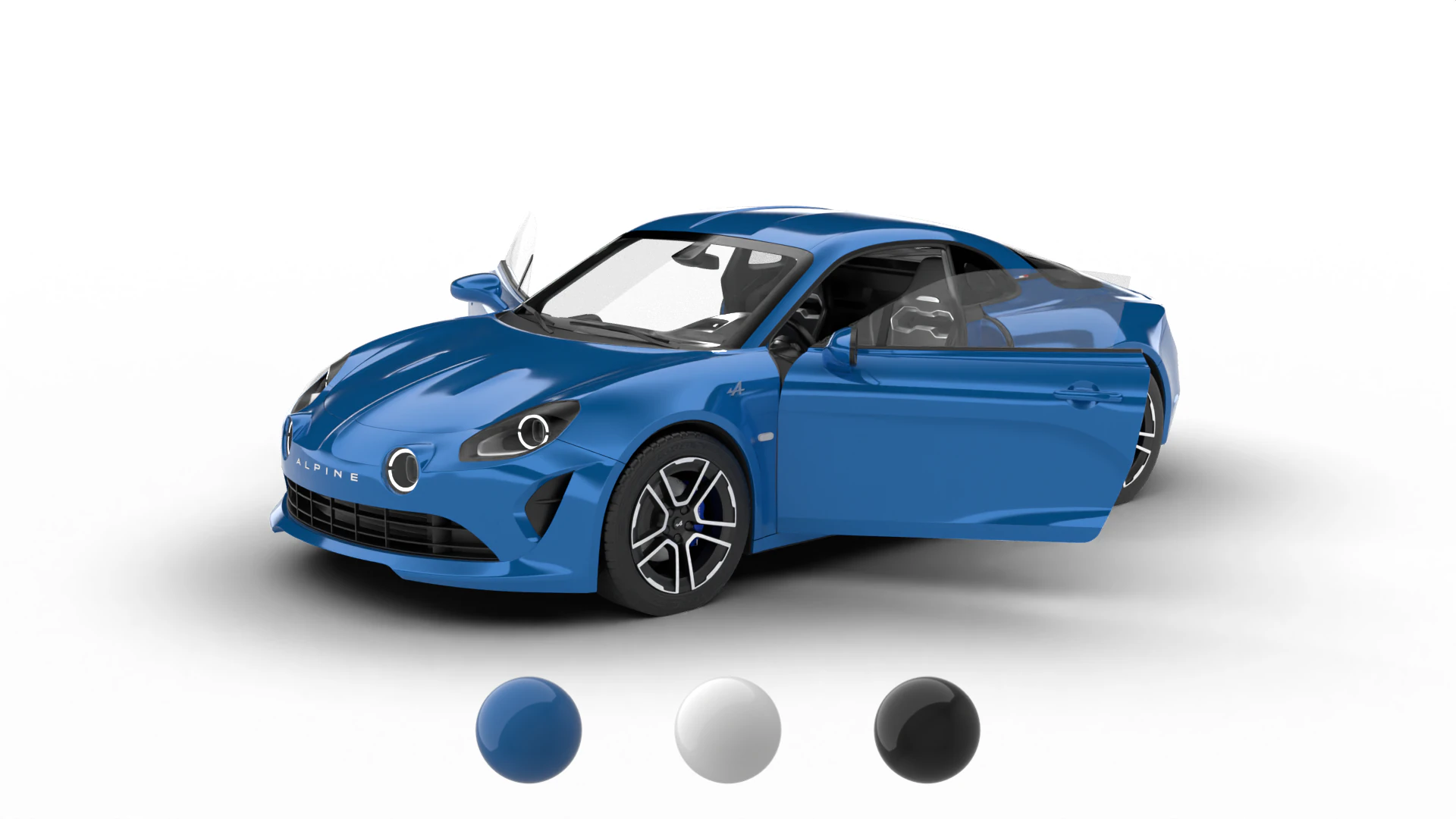 Sede centrale dell'Alpine A110 2018 Modello 3D .c4d .max .obj .3ds .fbx .stl .blend 