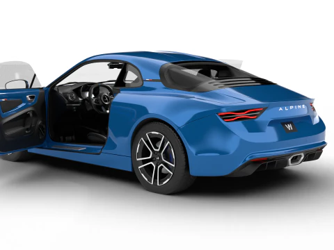 Sede centrale dell'Alpine A110 2018 Modello 3D