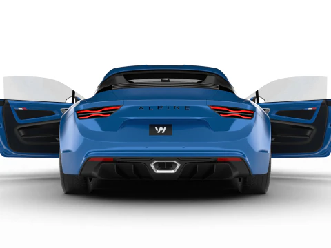 Sede centrale dell'Alpine A110 2018 Modello 3D