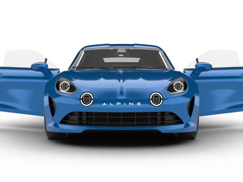 Sede centrale dell'Alpine A110 2018 Modello 3D