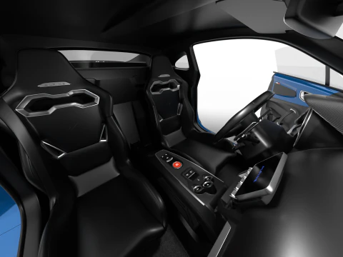 Sede centrale dell'Alpine A110 2018 Modello 3D