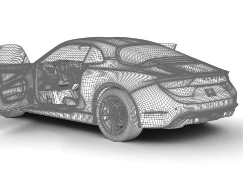 Sede centrale dell'Alpine A110 2018 Modello 3D