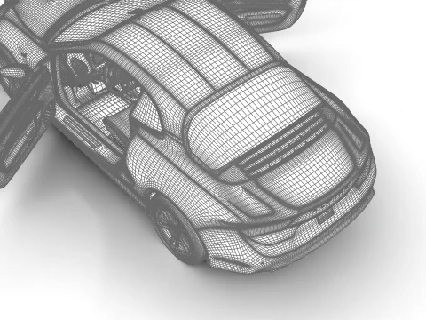 Sede centrale dell'Alpine A110 2018 Modello 3D