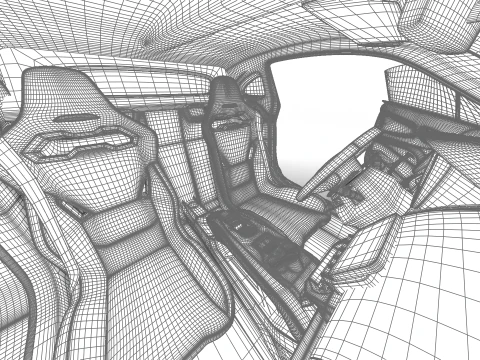 Sede centrale dell'Alpine A110 2018 Modello 3D