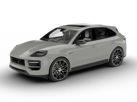 Porsche Cayenne S E-Hybrid Black Edition 2025 Modello 3D