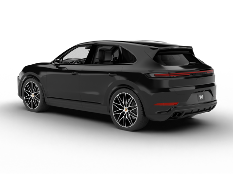 Porsche Cayenne S E-Hybrid Black Edition 2025 Modello 3D