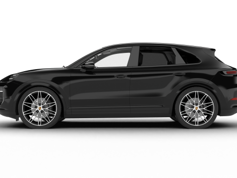 Porsche Cayenne S E-Hybrid Black Edition 2025 Modello 3D