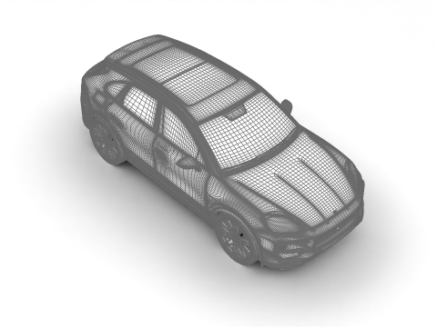 Porsche Cayenne S E-Hybrid Black Edition 2025 Modello 3D