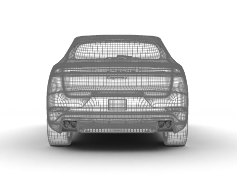 Porsche Cayenne S E-Hybrid Black Edition 2025 Modello 3D