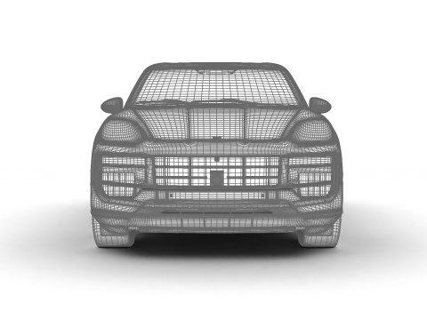 Porsche Cayenne S E-Hybrid Black Edition 2025 Modello 3D