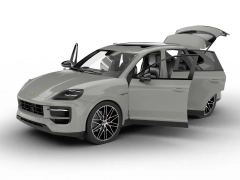 Porsche Cayenne S E-Hybrid Black Edition HQ 2025 Modello 3D