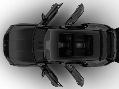 Porsche Cayenne S E-Hybrid Black Edition HQ 2025 Modello 3D