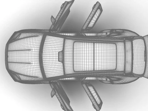 Porsche Cayenne S E-Hybrid Black Edition HQ 2025 Modello 3D