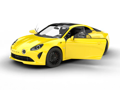 Alpine A110S 2020 HQ 3D Model