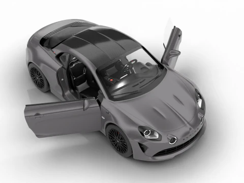 Alpine A110S 2020 HQ 3D Model