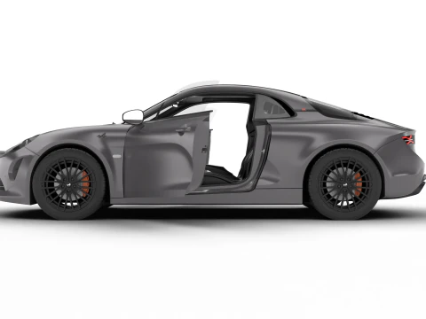 Alpine A110S 2020 HQ 3D Model