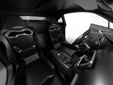 Alpine A110S 2020 HQ 3D Model