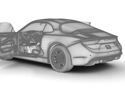 Alpine A110S 2020 HQ 3D Model
