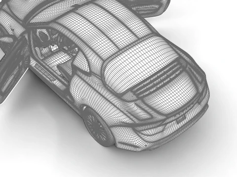 Alpine A110S 2020 HQ 3D Model