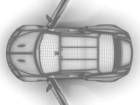 Alpine A110S 2020 HQ 3D Model