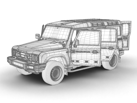 Ineos Grenadier 2024 HQ 3D Model