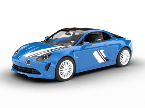 Alpine A110 San Remo 73 2023 3D Model