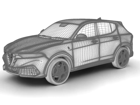 Alfa Romeo Tonale TI 2026 3D Model