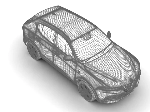 Alfa Romeo Tonale TI 2026 3D Model