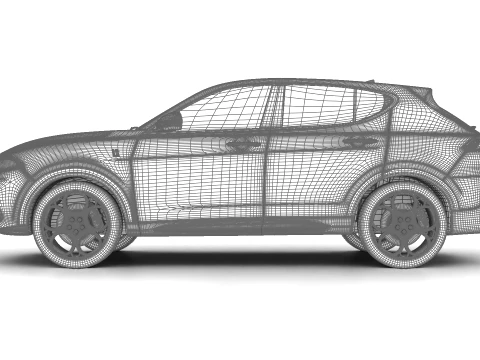 Alfa Romeo Tonale TI 2026 3D Model