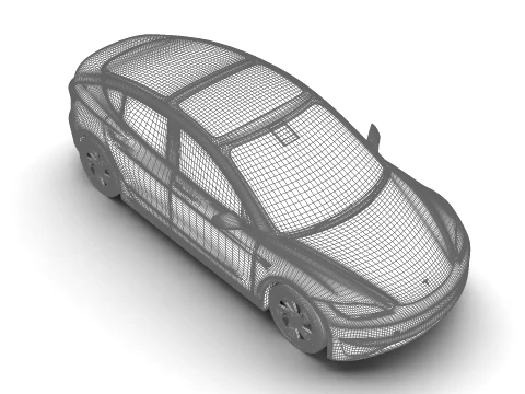 Tesla Model 3 성능 2026 3D 모델