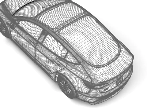 Tesla Model 3 성능 2026 3D 모델