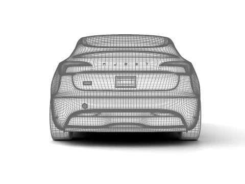 Tesla Model 3 성능 2026 3D 모델