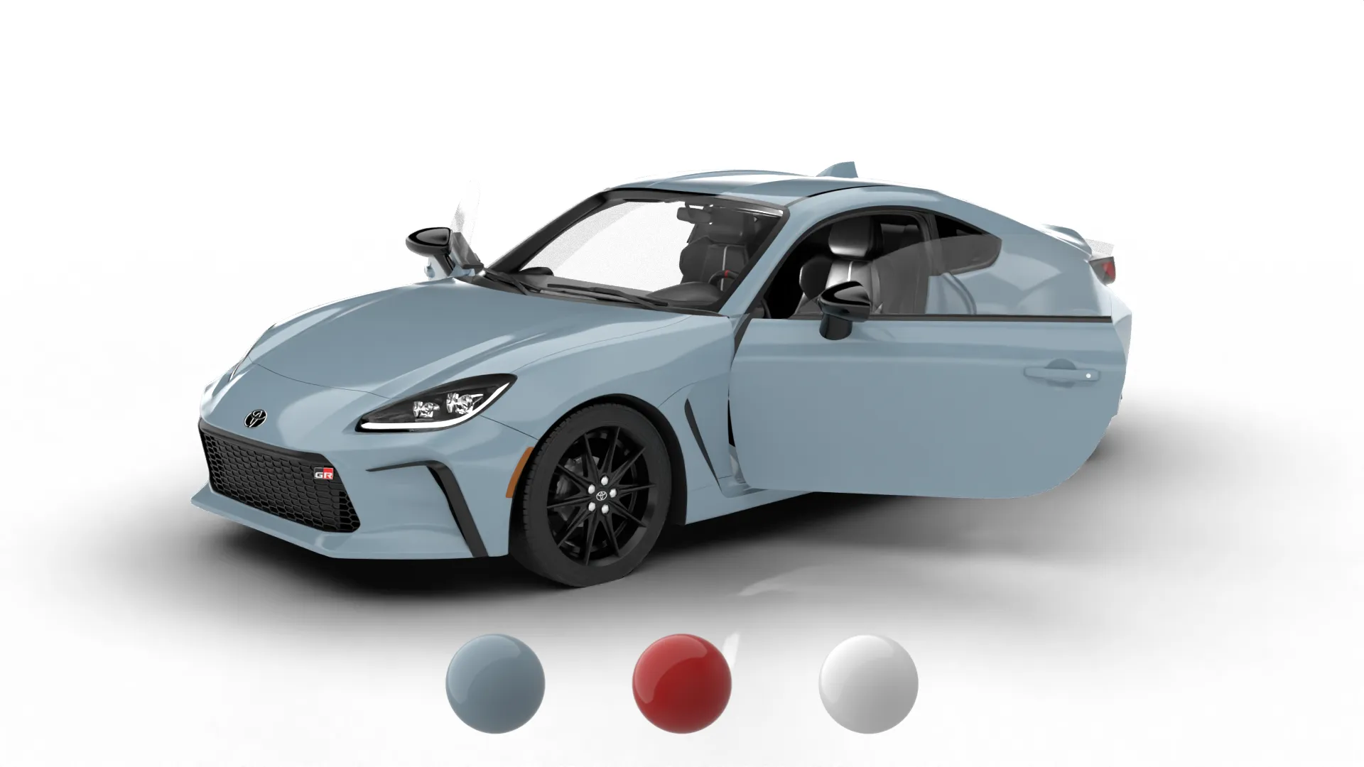 Toyota GR86 2027 HQ 3D Model .c4d .max .obj .3ds .fbx .stl .blend