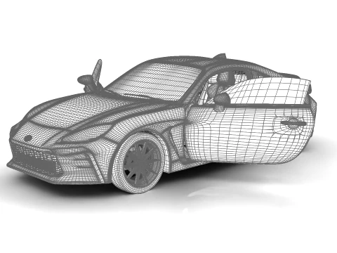 Toyota GR86 2027 HQ 3D Model
