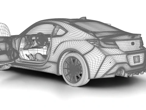 Toyota GR86 2027 HQ 3D Model