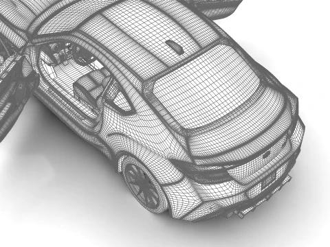 Toyota GR86 2027 HQ 3D Model